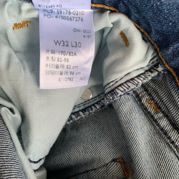 Men's Levi Strauss Signature Slim Fit Straight Leg Stretch Jeans Size 32x30 NWT - Picture 11 of 11